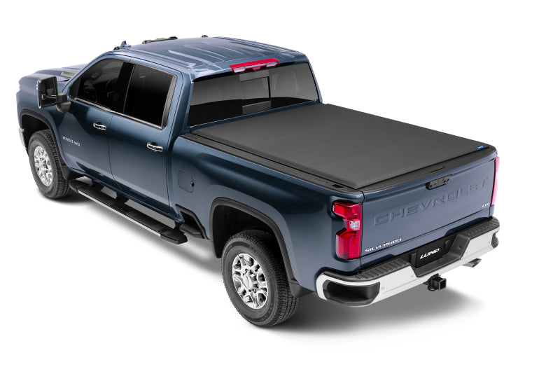 Lund 07-17 Chevy Silverado 1500 (5.5ft. Bed) Genesis Elite Roll Up Tonneau Cover - Black 96892