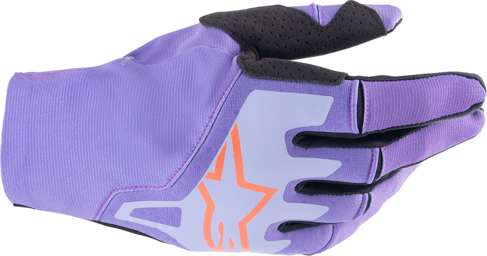 Guantes ALPINESTARS Techstar - Púrpura/Negro - Mediano 3561024-381-M 