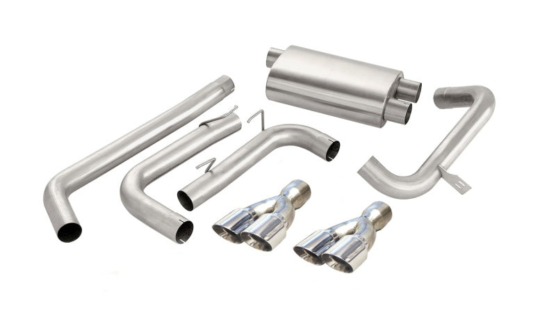 Corsa 98-02 Chevrolet Camaro Convertible Z28 5.7L V8 LS1 Polished Sport Cat-Back Exhaust 14143
