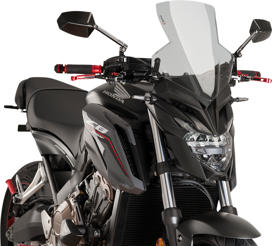 PUIG HI-TECH PARTS New Generation Windscreen - Smoke - Honda 9687H