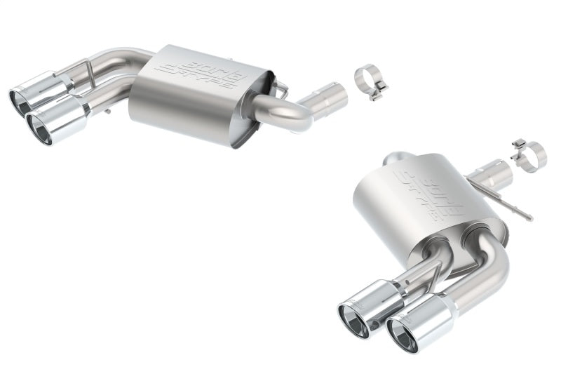 Borla 2016 Chevy Camaro 6.2L AT/MT S-Type Rear Section Exhaust w/o Dual Mode Valves 11920