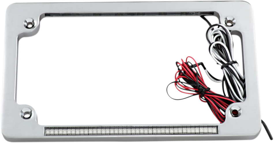 CUSTOM DYNAMICS Dual License Plate Frame - Chrome TF02-C