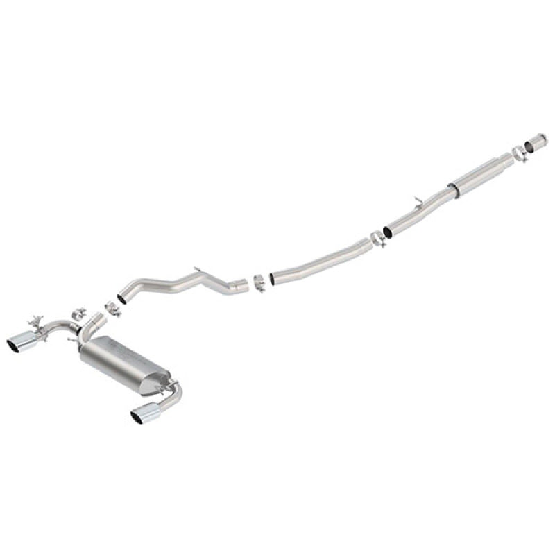 Ford Racing 2016-2017 Focus RS Active Sport Cat-Back Exhaust System w/ Polished Tips M-5200-FRS
