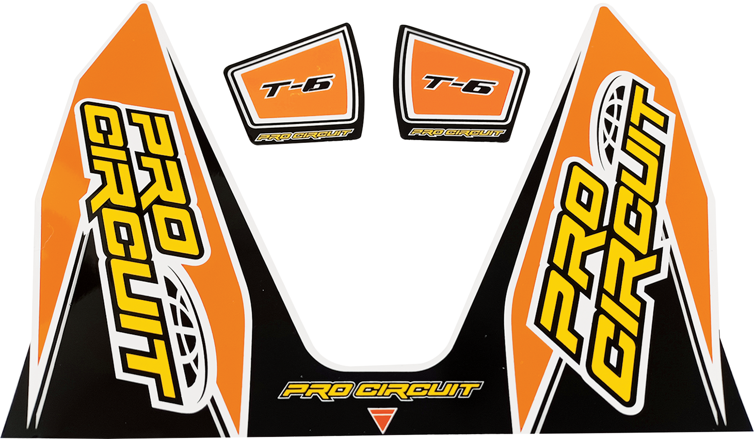 PRO CIRCUIT T-6 Decal - Orange DC22T6-ORANGE