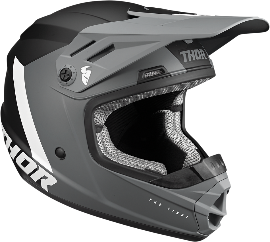 THOR Youth Sector Helmet - Chev - Gray/Black - Small 0111-1481