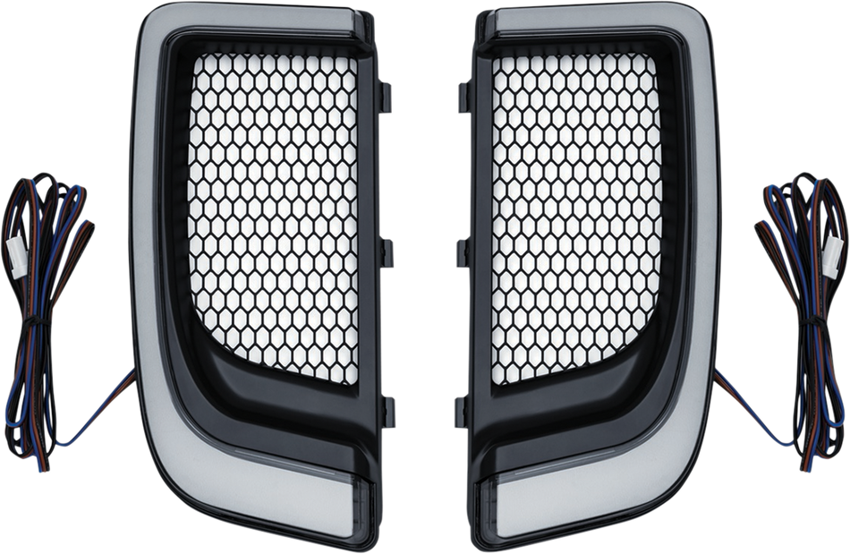 KURYAKYN Lower Grille - LED - Black 5064