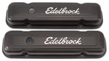 Edelbrock Valve Cover Signature Series Pontiac 1962-1979 301-455 CI V8 Low Black 4453