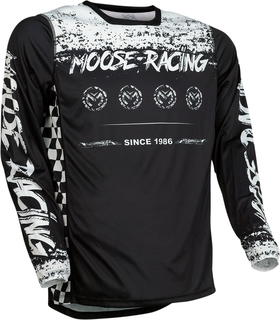 MOOSE RACING M1 Trikot - Schwarz/Weiß - Medium 2910-6889 