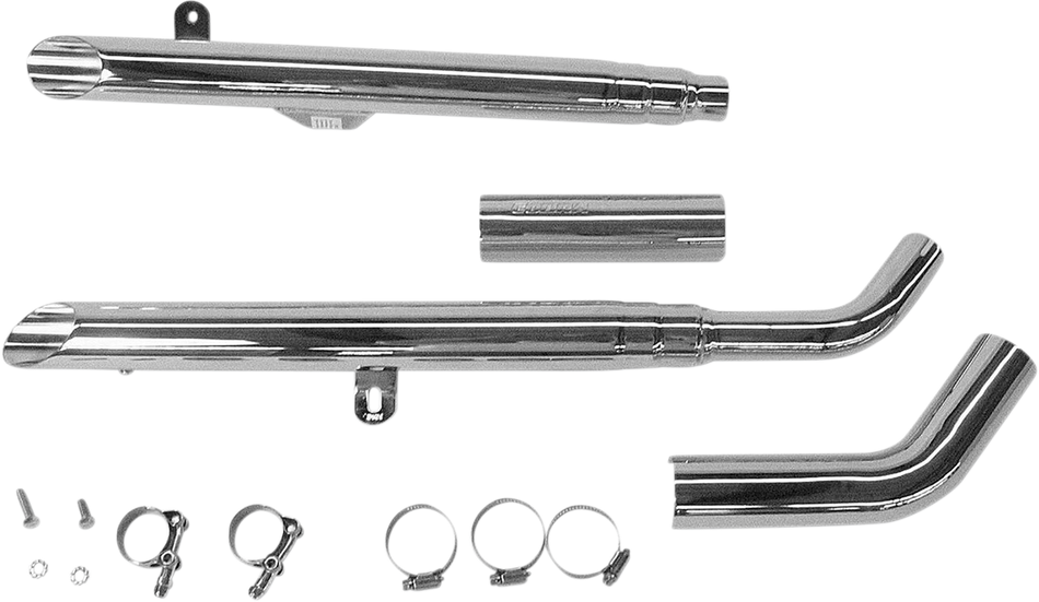 COBRA Drag Mufflers - Chrome - VZ800 3262