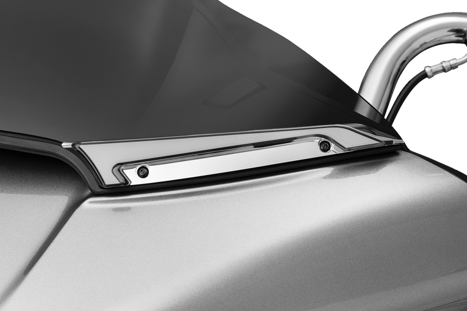 KURYAKYN Windshield Trim with Light - Chrome 2945