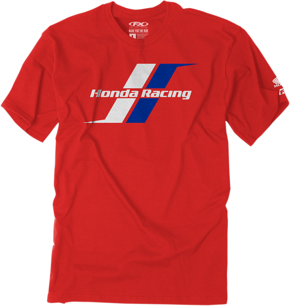 FACTORY EFFEX Honda Stripes T-Shirt - Red - Medium 22-87302