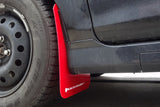Rally Armor 13-19 USDM Ford Fiesta ST Black UR Mud Flap w/ Silver Logo MF29-UR-BLK/SIL