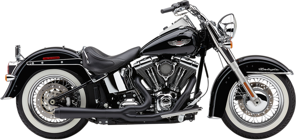 COBRA El Diablo Exhaust - Black - '12-'17 Softail N/F FXSB/FXSE MODELS 6483B