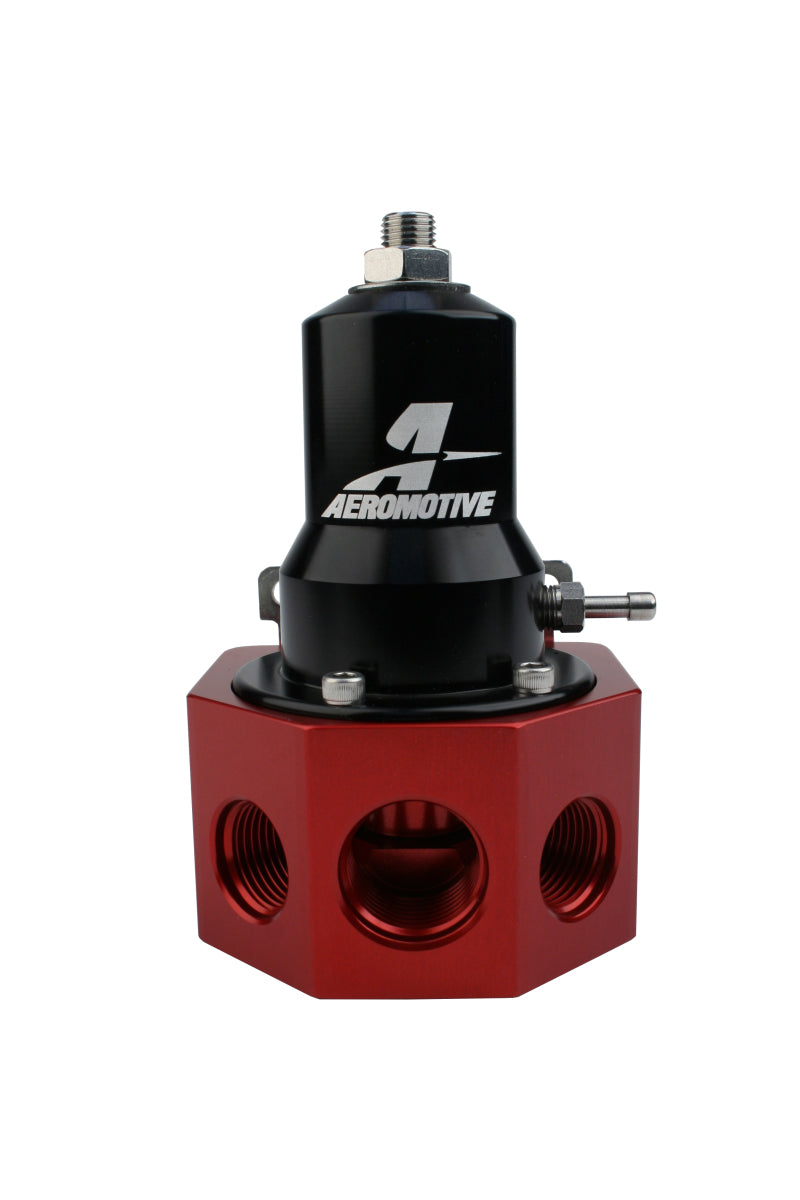 Aeromotive Regulator - 30-120 PSI - .500 Valve - 4x AN-08 and AN-10 inlets / AN-10 Bypass 13133