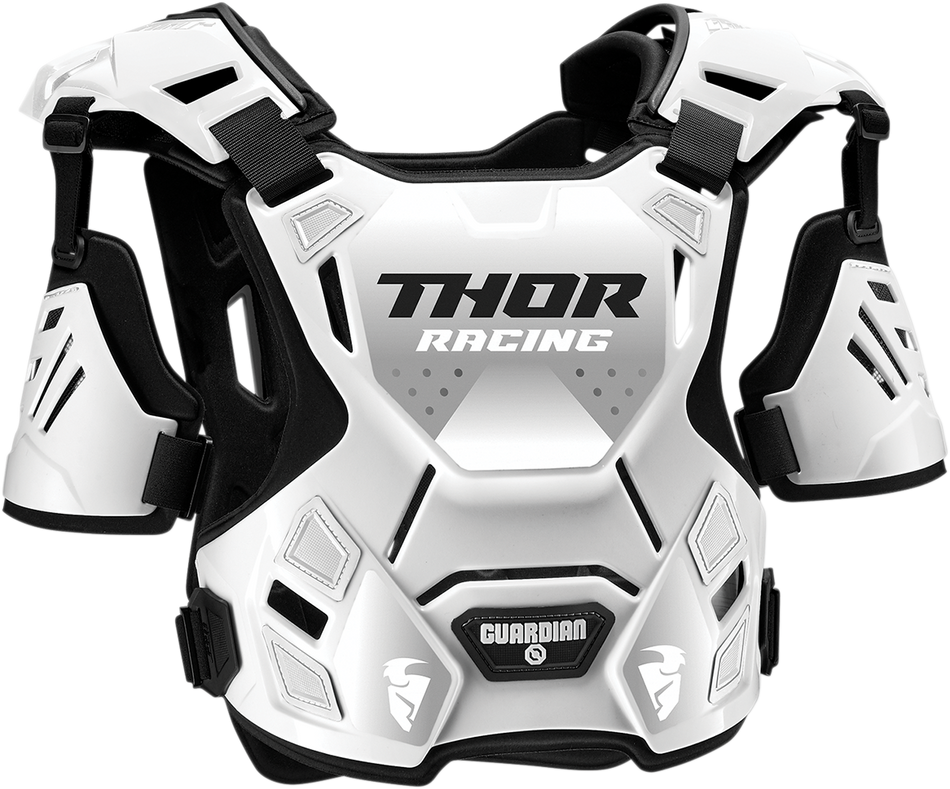 THOR Youth Guardian Roost Deflector - White - S/M 2701-0967