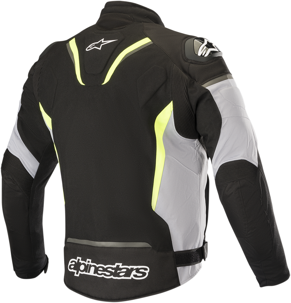 ALPINESTARS T-GP R v2 Jacke - Schwarz/Grau/Gelb - XL 3205619-175-XL