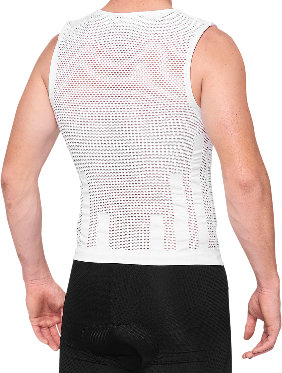 100% Zephyr Tank Jersey - White - Small/Medium 35502-000-17