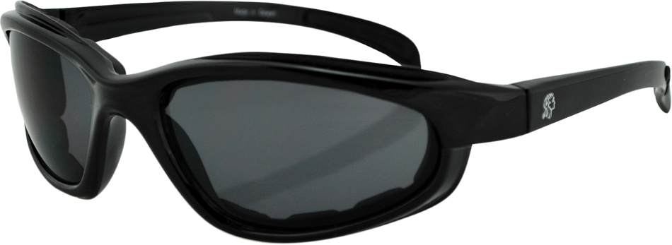 ZAN HEADGEAR Arizona Sonnenbrille - Glänzend Schwarz - Rauch EZAZ001 