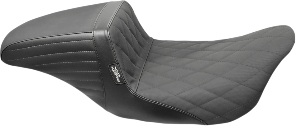 LE PERA Kickflip Daddy Long Legs Seat - Diamond w/Gripp Tape - Black - FL '08+ LK-597DLDMGP