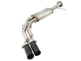 aFe Rebel Series Exhaust SS Front Side Exit CB w/ Black Tips 10-14 Ford F150 Ecoboost V8 6.2L 49-43071-B