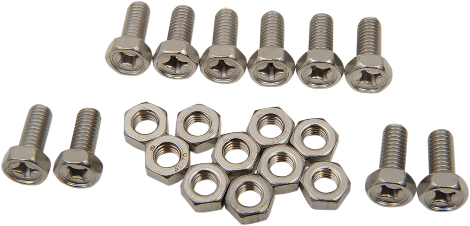 YUASA Battery Bolt/Nut Set - 6X14SS PACK5BNBSS14M