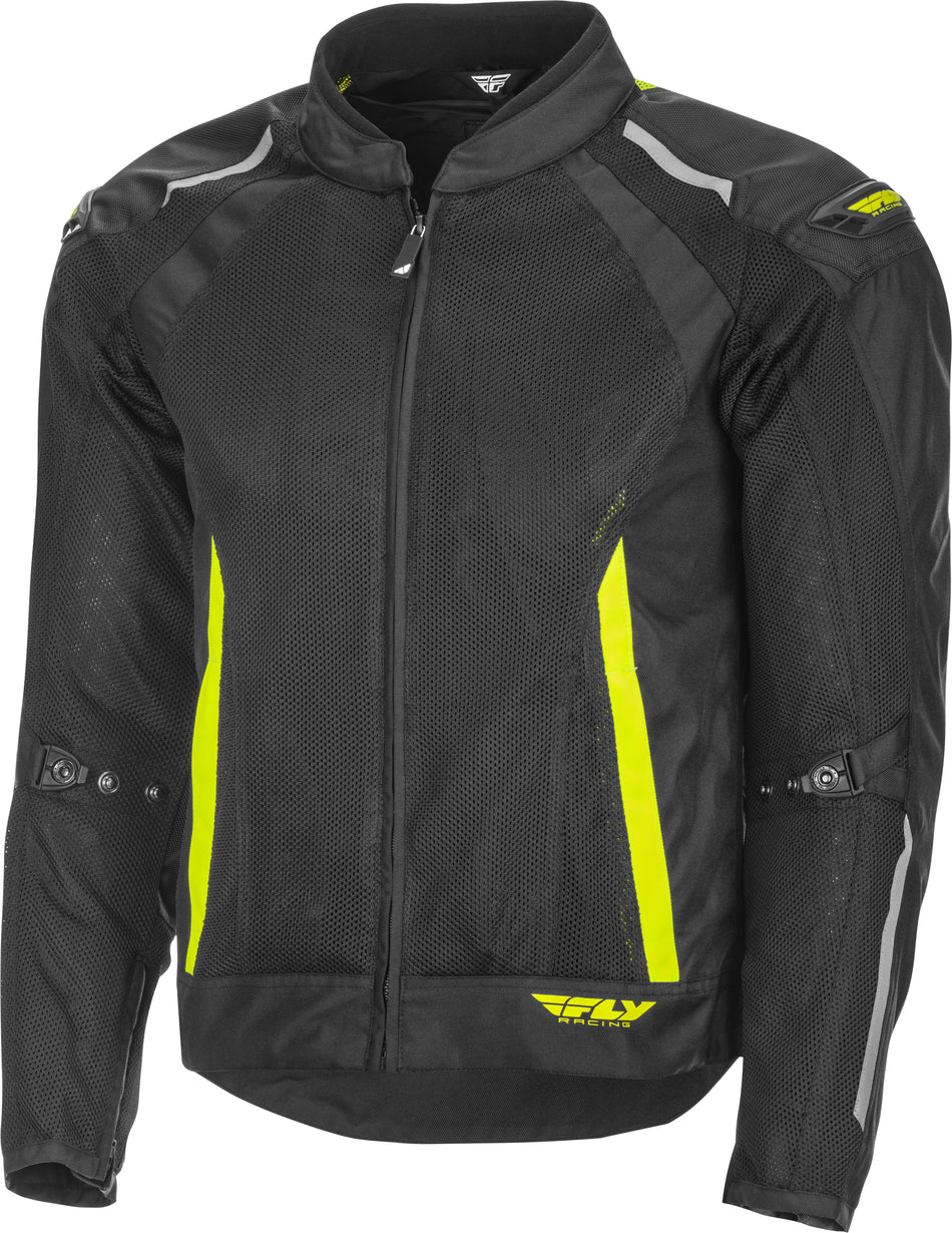 FLY RACING Coolpro Mesh Jacket Black/Hi-Vis Xl 477-4052X