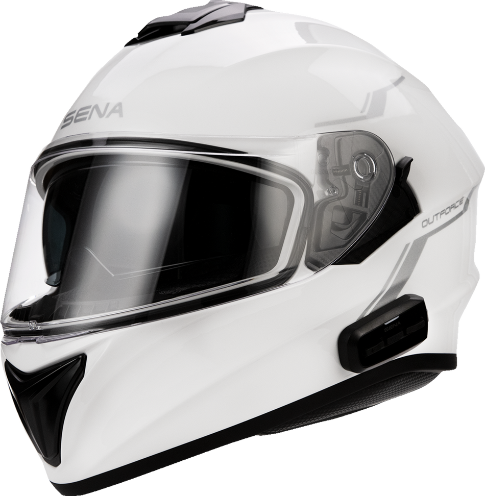 SENA OutForce Helmet - Glossy White - Small OUTFORCE-GW00S