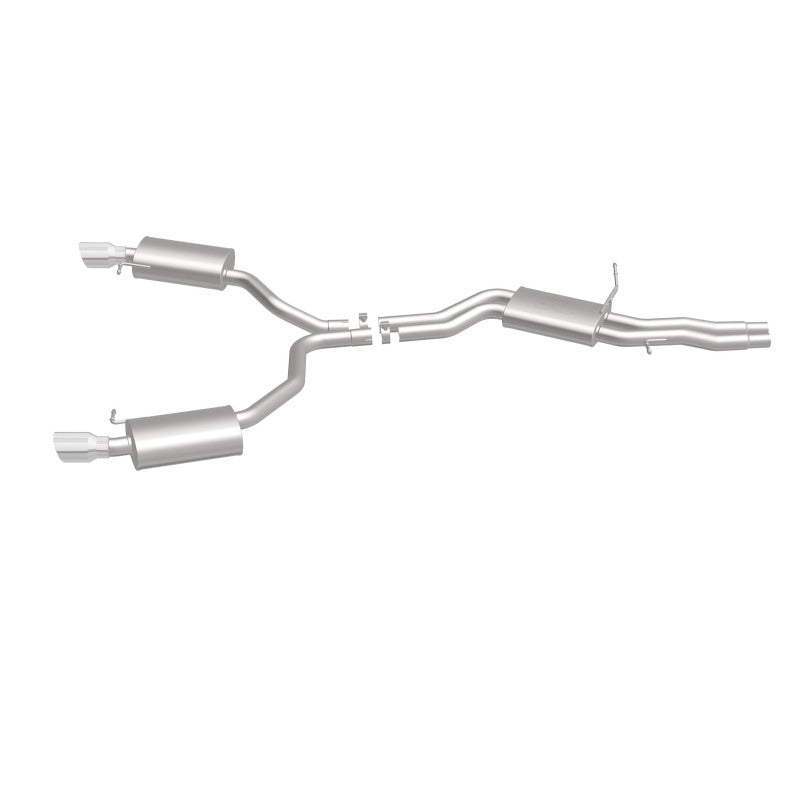 MagnaFlow Sys C/B 12-15 Audi A6 / A7 3.0L V6 SS 2.5in Dual Split Rear Ext 4in Tips 19159