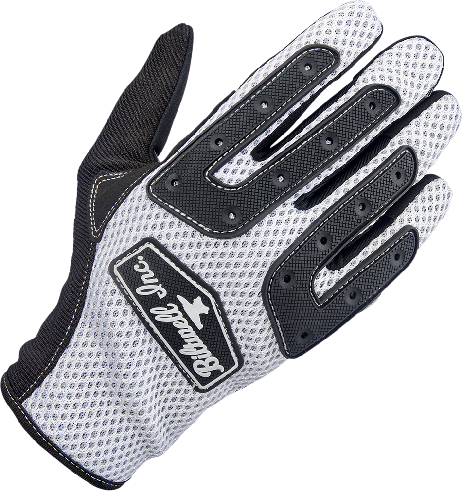 BILTWELL Anza Gloves - White - Small 1507-0401-002