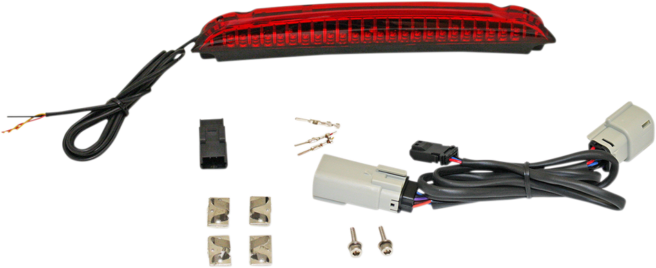 CUSTOM DYNAMICS Luggage Rack Light - Red CD-LR-04-R