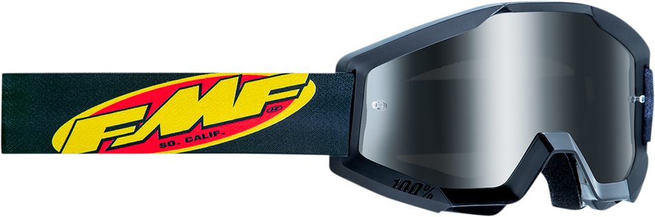 FMF Youth PowerCore Goggles - Core - Black - Silver Mirror F-50055-00002 2601-3022