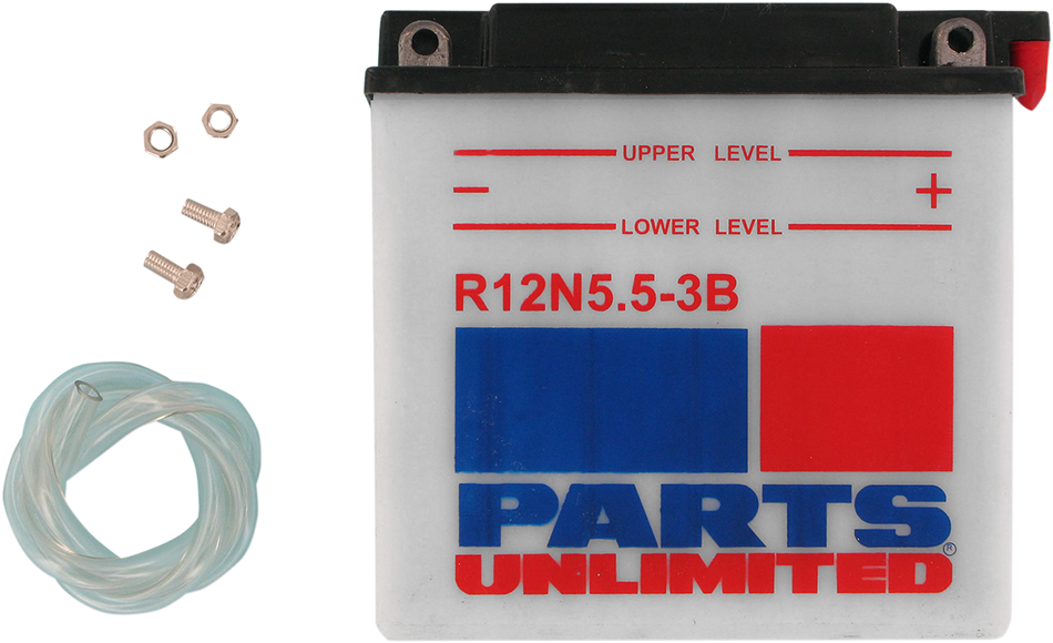 Parts Unlimited Conventional Battery 12n5.5-3b