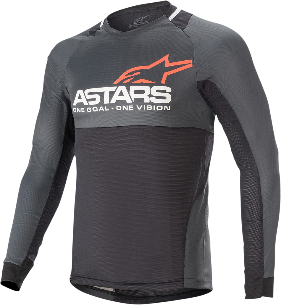 ALPINESTARS Drop 8.0 Long-Sleeve Jersey - Black/Coral - Large 1766921-1793-LG