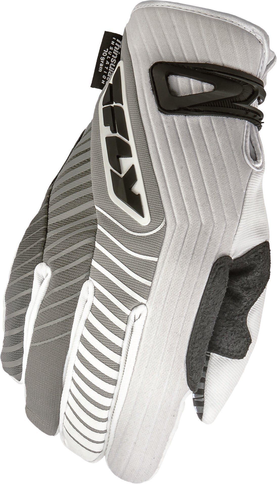 FLY RACING Title Gloves Long White Sz 13 #5884 367-034~13