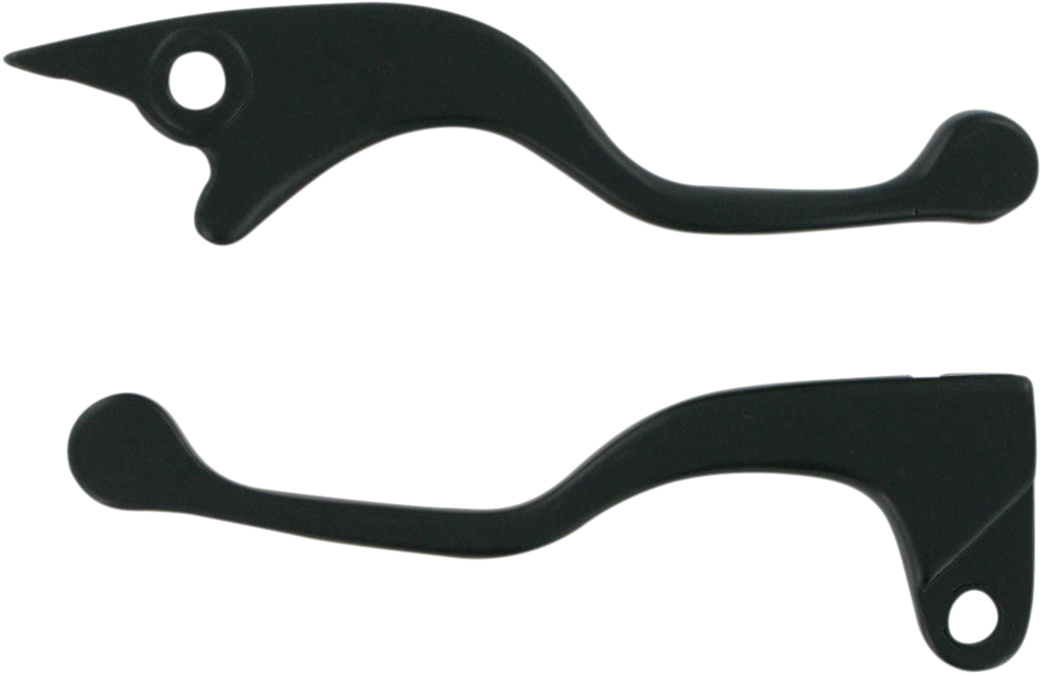 Parts Unlimited Levers - Shortys - Black 53175-961-000