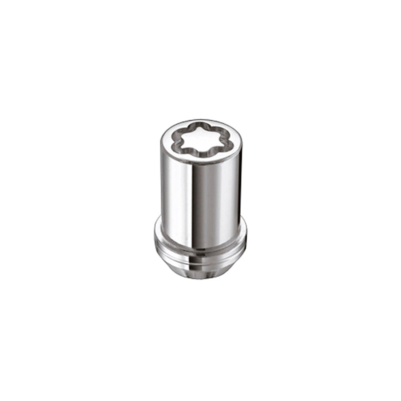 McGard Wheel Lock Nut Set - 4pk. (Tuner / Cone Seat) M12X1.25 / 13/16 Hex / 1.24in. Length - Chrome 25254