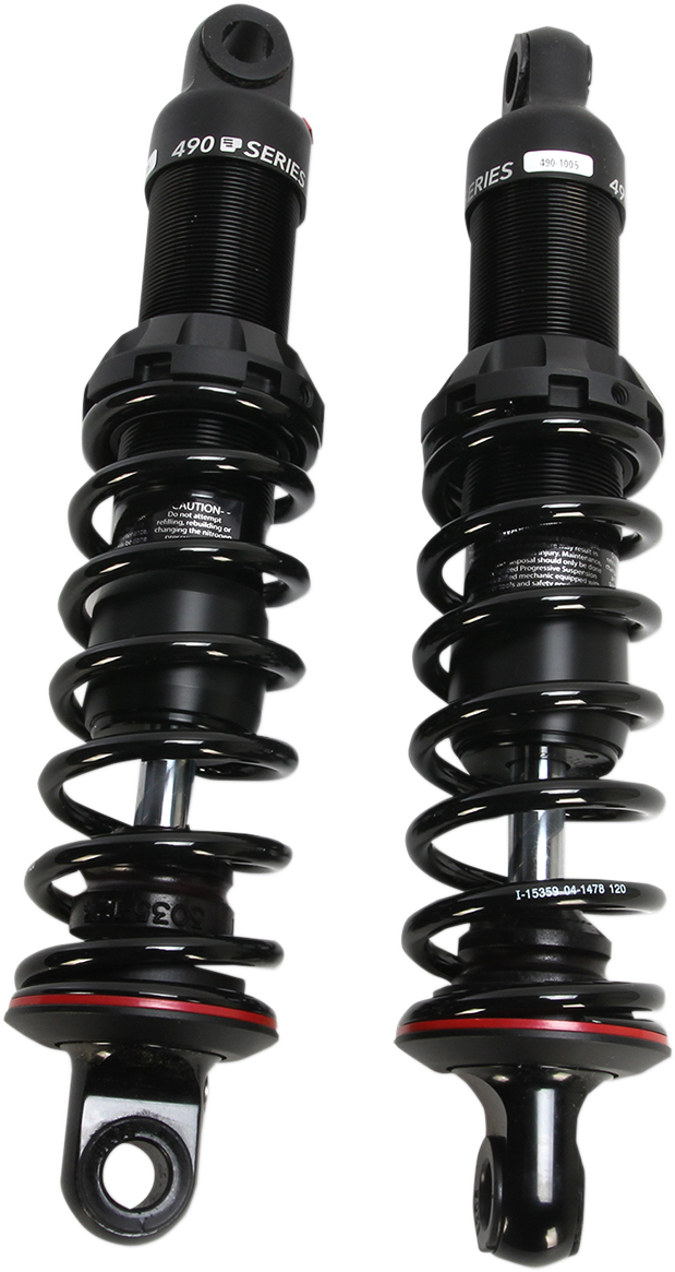 PROGRESSIVE SUSPENSION 490 Series Shock - Black - Standard - 12.00" 490-1005