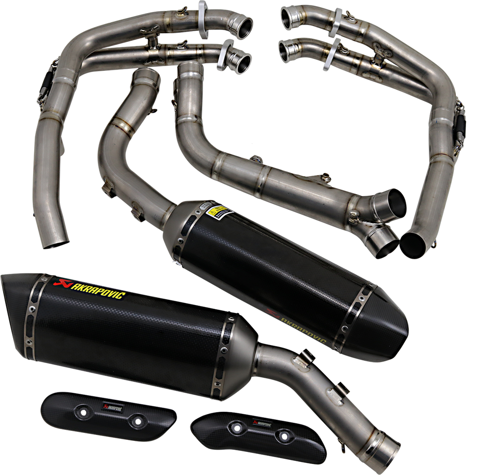 AKRAPOVIC Evolution Exhaust - Carbon Fiber - YZF-R1 2009-2014 S-Y10RFT10-ZC/2 1810-1792