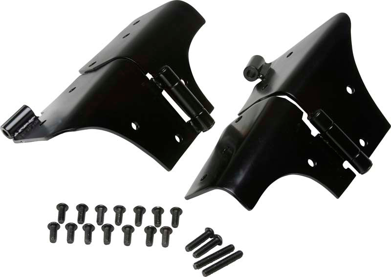 Kentrol 97-06 Jeep Wrangler TJ Windshield Hinge Pair- Powdercoat Black 50477