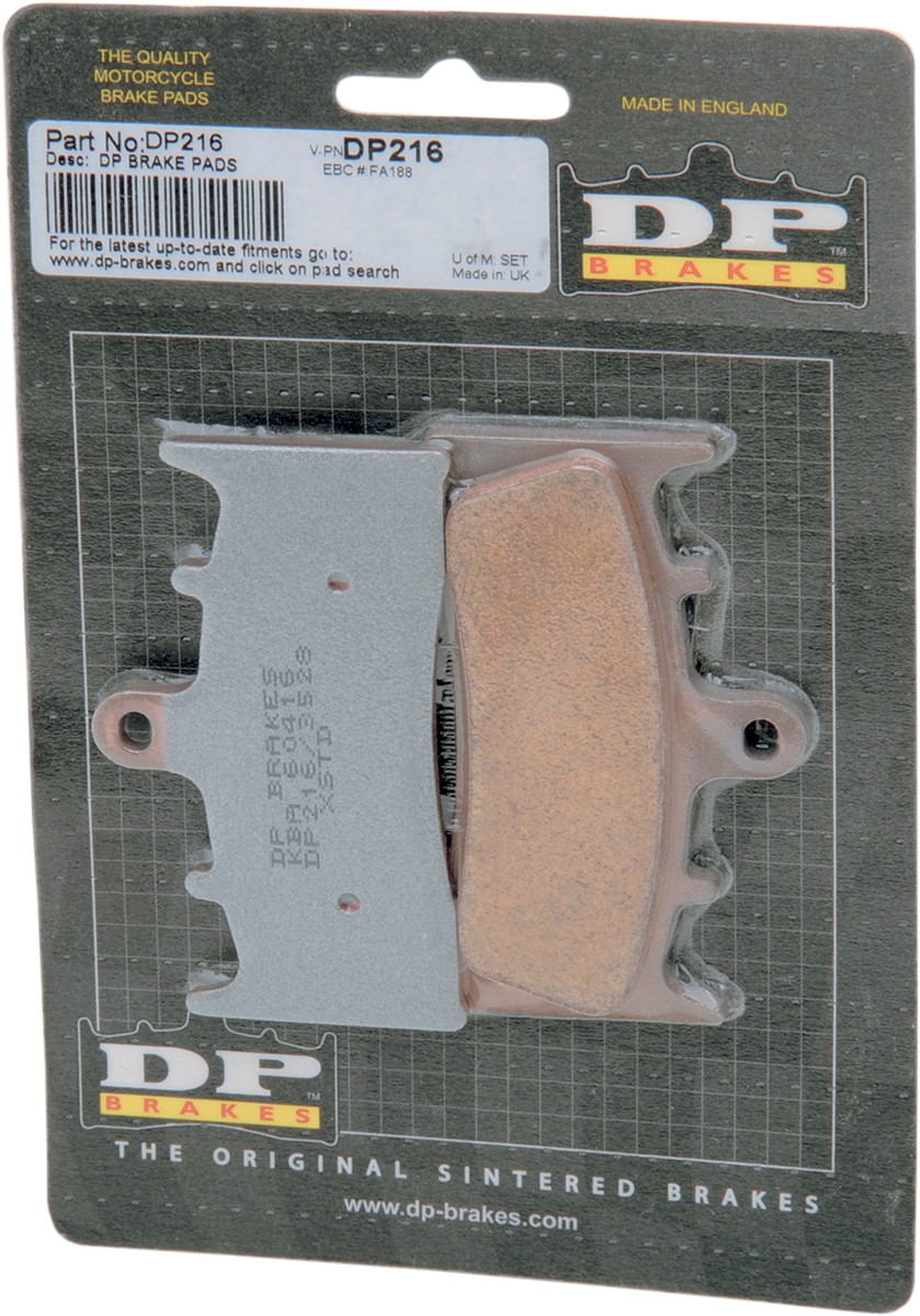 DP BRAKES Standard-Bremsbeläge - Kawasaki/Suzuki DP216