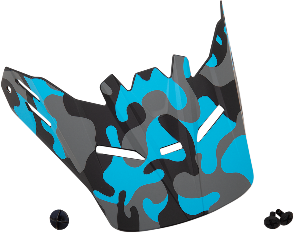 Z1R Youth Rise Visor Kit - Camo - Blue 0132-1340