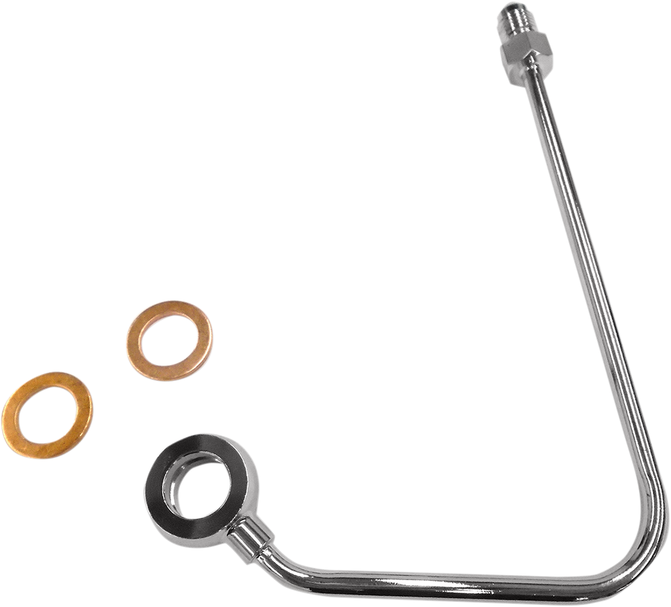 MAGNUM ABS Upper Brake Line Adapter - Chrome AS37000