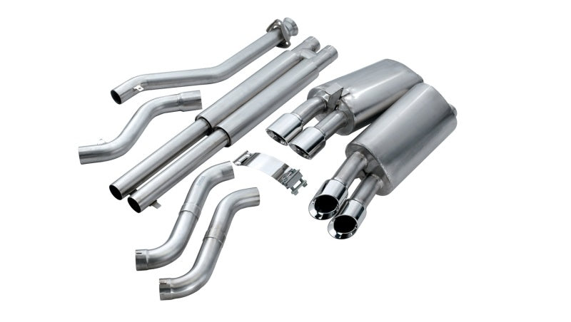 Corsa 92-95 Chevrolet Corvette C4 5.7L V8 LT1 Sport Cat-Back Exhaust w/ Twin 3.5in Polished Tips 14116
