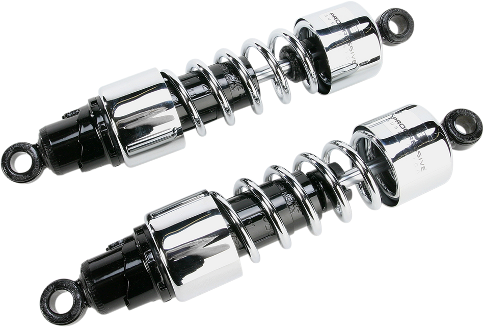 PROGRESSIVE SUSPENSION Shocks - 412 Cruiser Series - Chrome - 13" - Standard 412-4249C