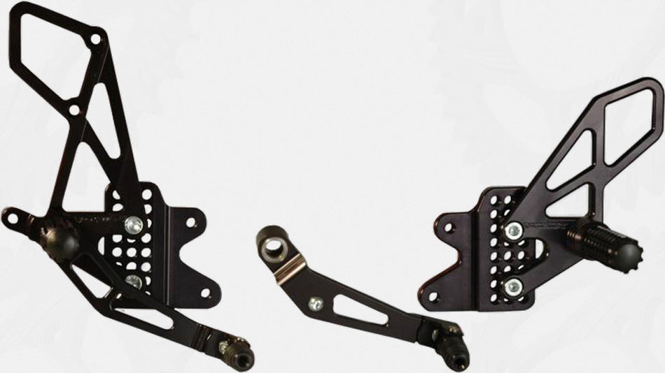 VORTEX Rear Set Complete Blk Suz RS553K