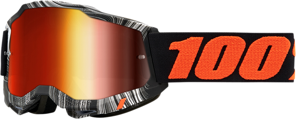 100% Accuri 2 Goggles - Geospace - Red Mirror 50014-00008