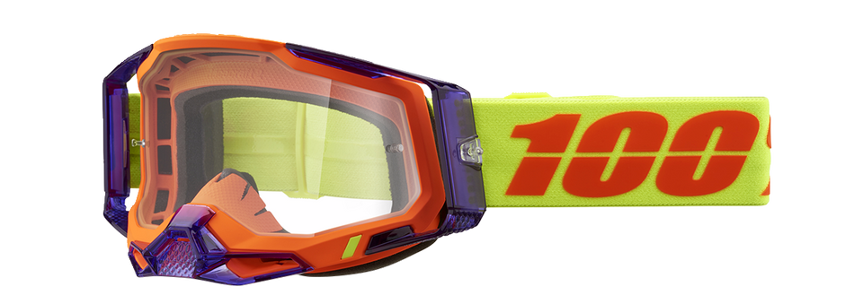 100% Racecraft 2 Goggles - Panam - Clear 50009-00021