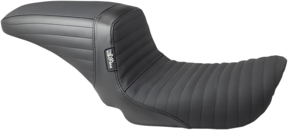 LE PERA Kickflip Seat - Pleated w/ Gripp Tape - Black - FXD '04-'05 LF-591PTGP