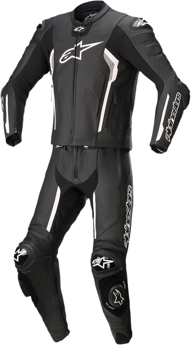 ALPINESTARS Missile v2 - 2-Piece Suit - Black/White/Gray - US 46 / EU 56 3160122-12-56