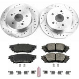 Power Stop 15-17 Lexus NX200t Rear Z23 Evolution Sport Brake Kit K7739